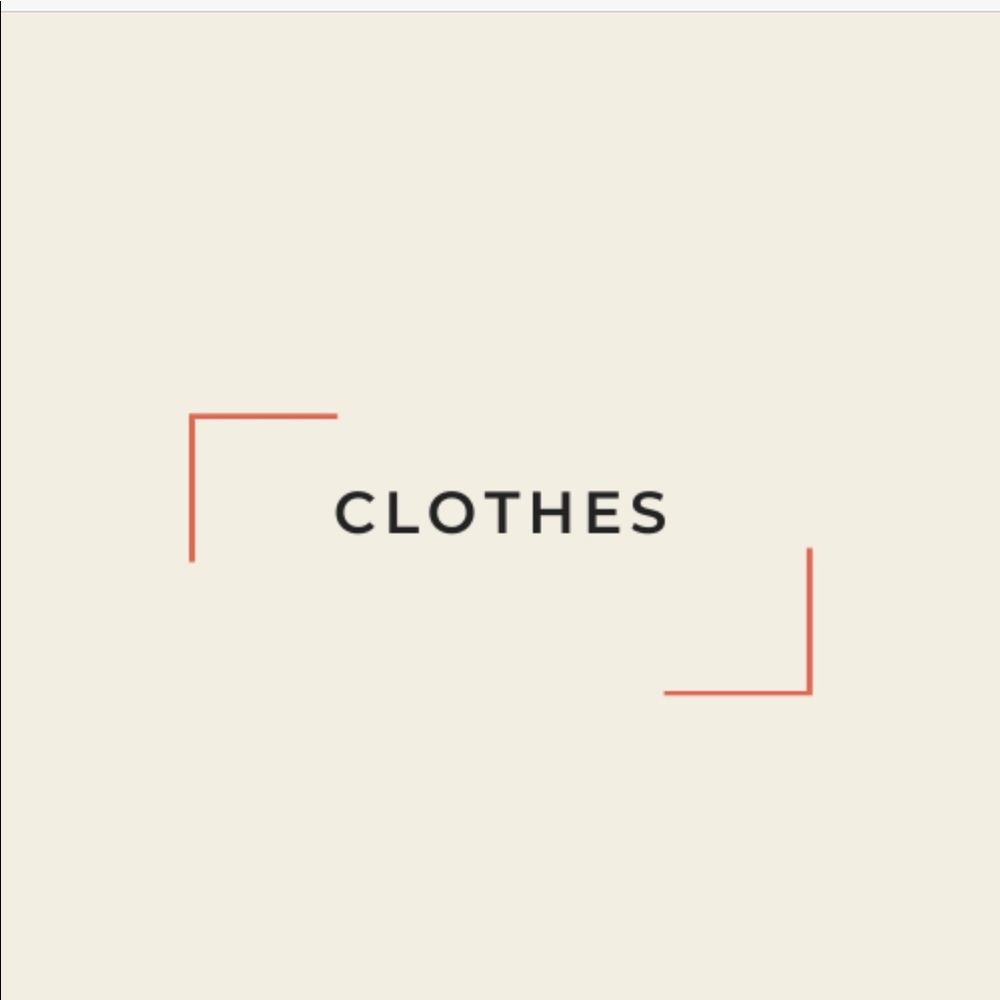 Clothes S/M/L